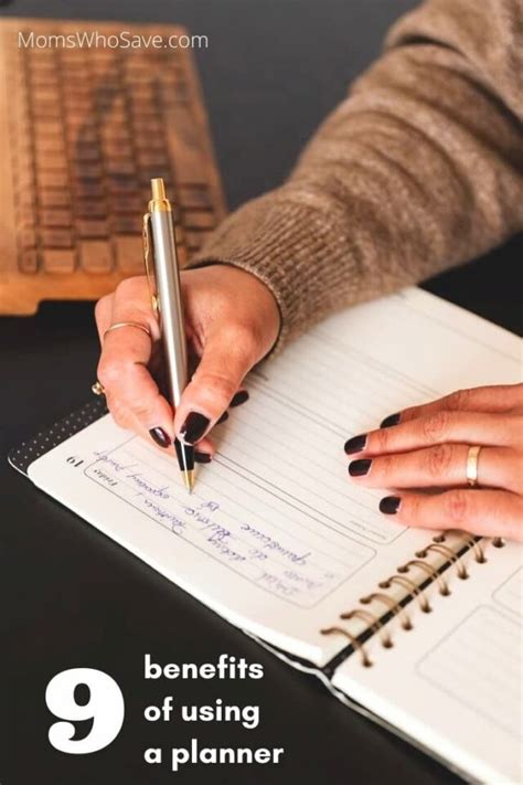 benefits of using a planner.
